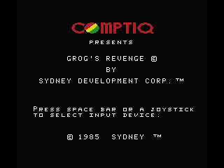 B.C. II - Grog's Revenge screenshot 2 for MSX